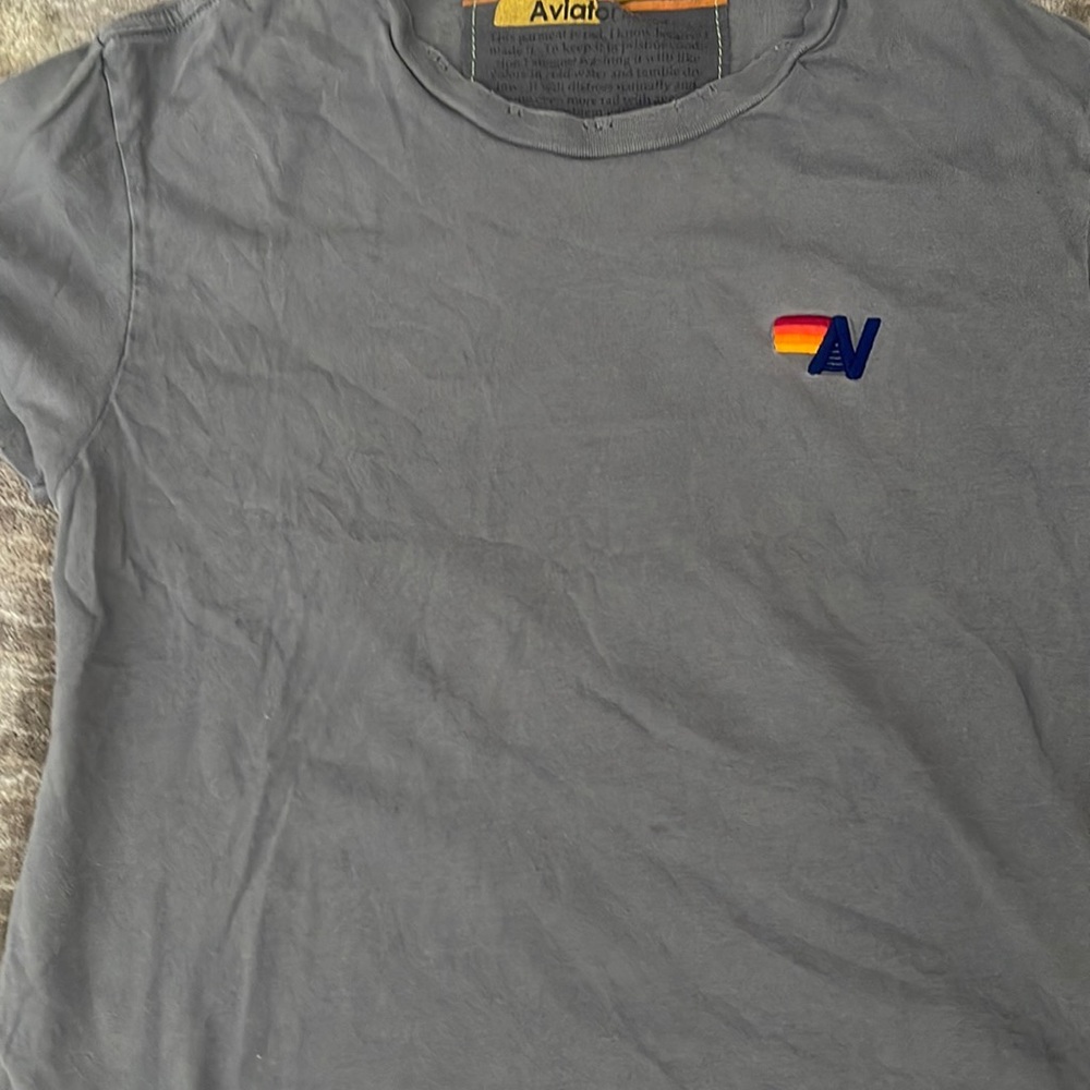 aviator nation grey shirt